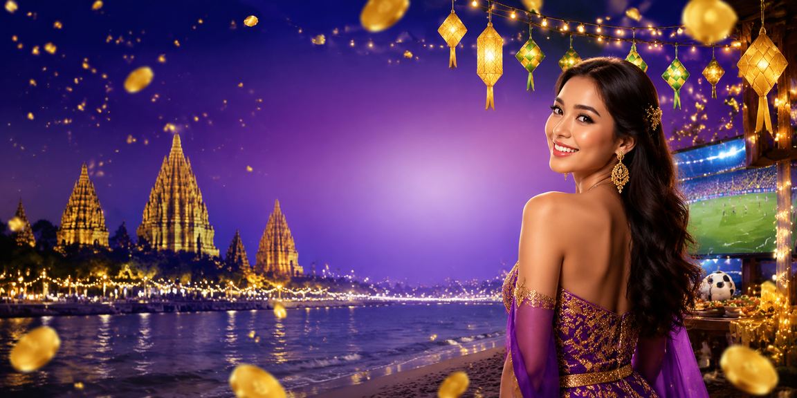 Pemain santai di tepi pantai membaca informasi bonus dan promosi dari platform hiburan online