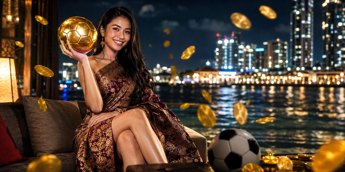 Pengguna Indonesia menyaksikan pertandingan sepak bola sambil mengakses platform gabantoto